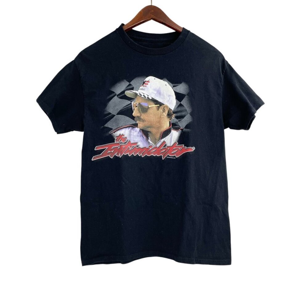 NASCAR Dale Earnhardt Sr The Intimidator Graphic Crew Neck T-Shirt Mens Small